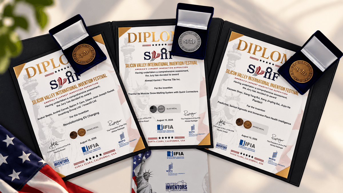 FICI team award diplomas and medals from SVIIF 2026.